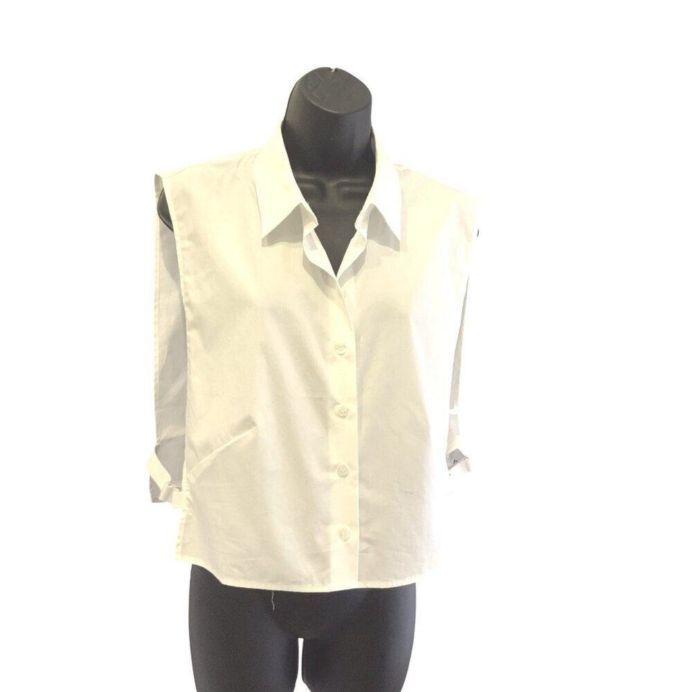 Madeleine women's short sleeveless shirt open sides NEW German brand